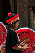 Chiang Mai - Wat Phra That Doi Suthep. Children in traditional costumes. 